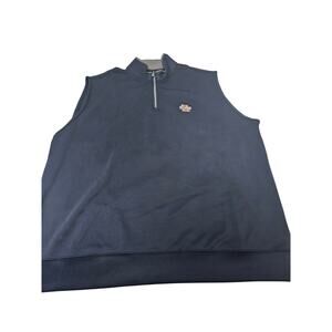 Antigua QTR Zip Mens Vest Illinois XXL in Blue